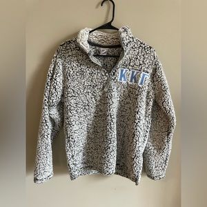 Kappa Kappa Gamma KKG fuzzy sweatshirt
